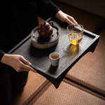 Four Legs Wooden Tea Tray/Table (L)