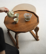 Handmade Traditional Tea Table - Brown