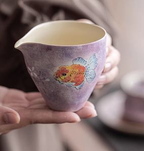 Handpainted Goldfish  Faircup