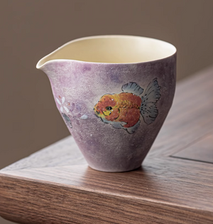 Handpainted Goldfish  Faircup