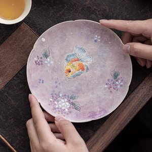 Handpainted Goldfish Tray