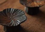 Hand-carved Flower Lid Holder