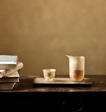 [Qin] Handblown Frost Glass Faircup- Tall