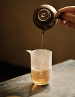 [Qin] Handblown Frost Glass Faircup- Tall