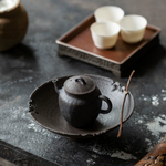 Woodfired Metallic Teapot