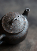 Woodfired Metallic Teapot