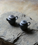 Woodfired Metallic Teapot