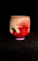 Soda Woodfired Teacup - Red