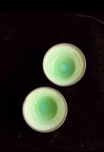 Soda Woodfired Teacup - Green