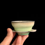 Soda Woodfired Teacup - Green