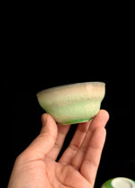 Soda Woodfired Teacup - Green