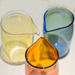 Hand blown Glass Colorful Slim Faircup