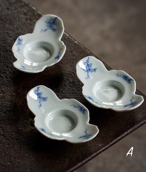 Handpainted Qinghua Teacup Holder