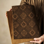 Chinese Coin Jacquard Embossed Tea Mat