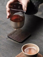 Double Sided Xiangyun Sha Saucer (set of two)