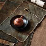 Plant Dyed Linen Tea Mat