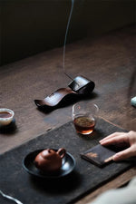 Wave Leather Incense Holder