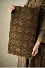 Chinese Coin Jacquard Embossed Tea Mat
