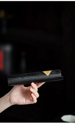 Lacquered Wood Tea Scoop