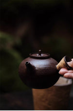 Earthy Brown Kettle （available over an open flame)