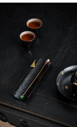 Lacquered Wood Tea Scoop