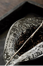 Bubble Leaf Glass Tea Scoop