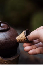 Earthy Brown Kettle （available over an open flame)