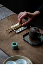 Pale Green Jade Teapot Lid Holder