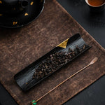 Lacquered Wood Tea Scoop