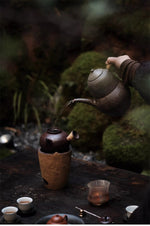 Earthy Brown Kettle （available over an open flame)