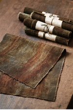 Plant Dyed Linen Tea Mat