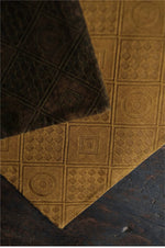 Chinese Coin Jacquard Embossed Tea Mat