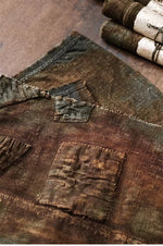 Plant Dyed Linen Tea Mat