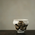 Abstract Brush Teacup