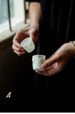 Folded Paper Ceramic Teacup -2