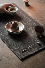 Deer Jacquard  Weaving Tea Mate-Double Sided