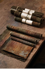 Plant Dyed Linen Tea Mat
