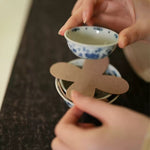 Flower shaped Tea Cup Liner & Coaster