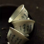 Handwritten Script Kinstushi Teacup