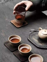 Double Sided Xiangyun Sha Saucer (set of two)