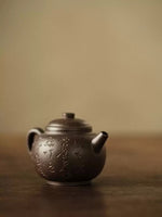 Hand-carved Calligraphy Zisha Teapot
