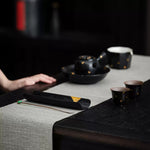 Lacquered Wood Tea Scoop
