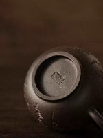 Hand-carved Calligraphy Zisha Teapot