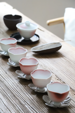 Bian-Blushing Plum Blossom Teacup