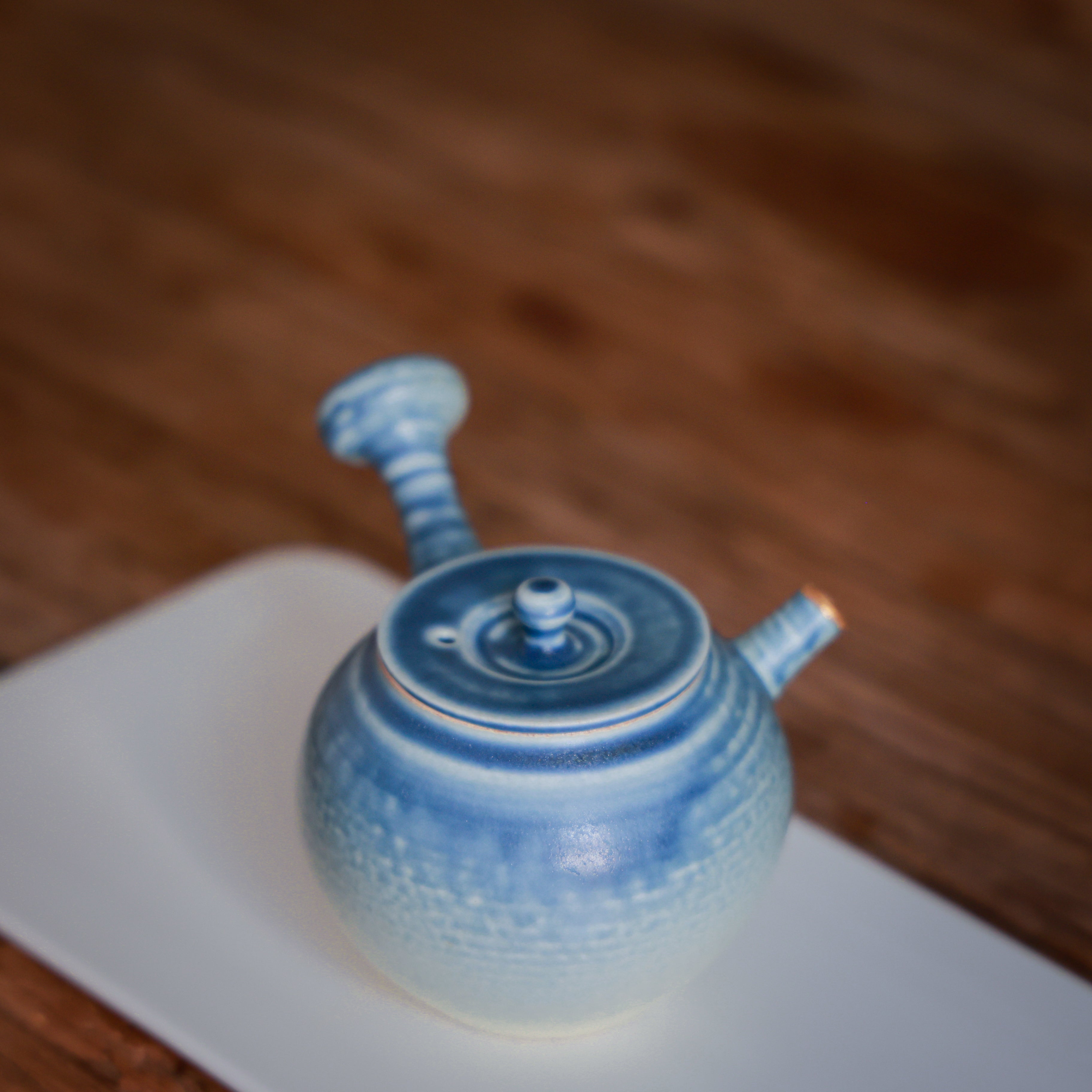 Marine Blue & Happiness Teapot #3