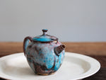 Fluorescent Soda Woodfired Teapot #01