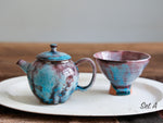 Fluorescent Soda Woodfired Teapot #01