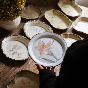 Countryside Garden Handpainted Tray
