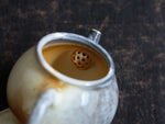 Kintsugi Silver Spout Woodfired Teapot