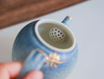 Marine Blue & Happiness Teapot #2